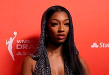 Angel Reese in Spotlight After Making History With Signature Shoe on Vogue Cover