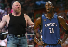 WWE Icon Brock Lesnar Gets Real About Sharing Minnesota Spotlight With Kevin Garnett