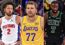 Celtics Legend Kevin Garnett Picks Cade Cunningham, Jaylen Brown Over Luka Doncic For Major Honor