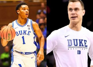 Emotional Jon Scheyer at a Loss for Words to Caleb Foster’s Sweet 16 Takeover vs St. John’s