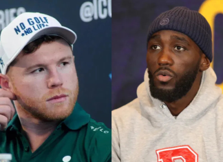 Terence Crawford’s Coach Calls Out Canelo Alvarez to Fight 168-Pound Interim Champ Next