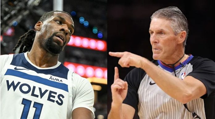 “Stop That Sh*t”: Scott Foster Under Fire as Naz Reid Ejection Leaves Wolves Furious vs Rockets