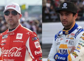 Denny Hamlin Sounds Off On His Martinsville Gamble as Late Race Drama Hands Chase Elliott Edge