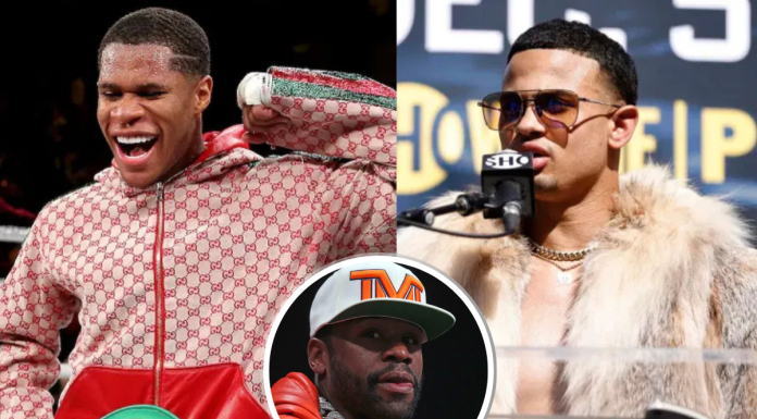 Floyd Mayweather Shares His Two Cents on Devin Haney vs. Rolly Romero Fight Talks