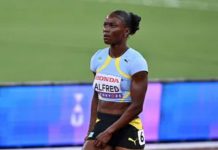Two Hundred-Thousandths of a Second Robs Julien Alfred at World Indoor Championships