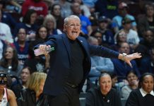 Geno Auriemma Blames ‘Brand New Baskets’ for UConn’s Shooting Woes in Sweet 16