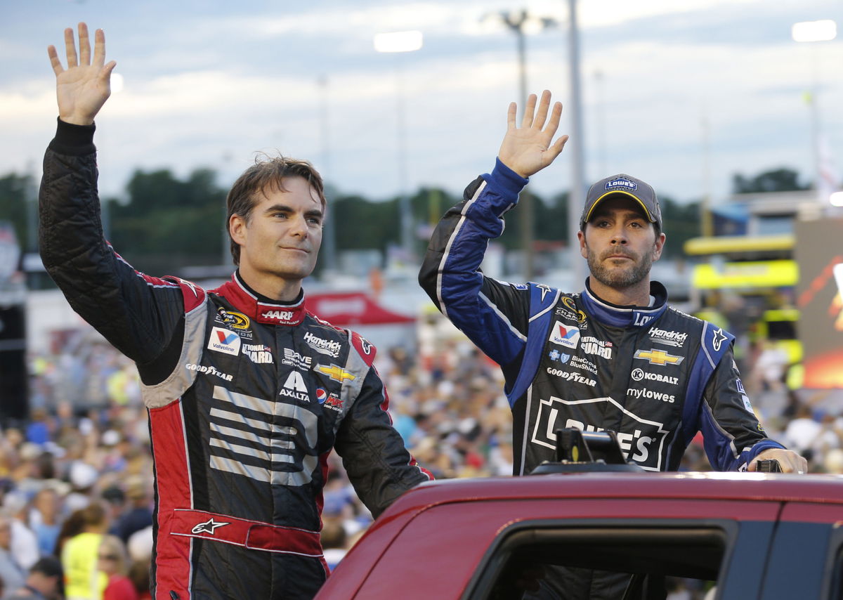 Jeff Gordon and Jimmie Johnson