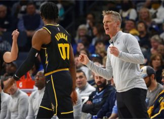 Jonathan Kuminga’s Reaction to Meeting Steve Kerr Caught on Camera After Hawks–Warriors