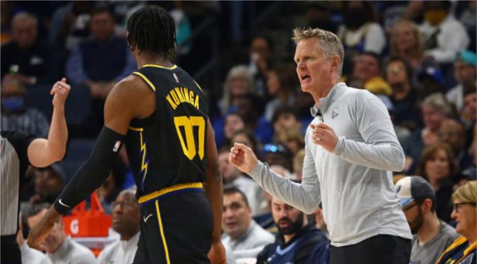 Jonathan Kuminga’s Reaction to Meeting Steve Kerr Caught on Camera After Hawks–Warriors