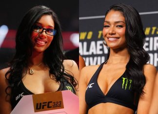 UFC Seattle Octagon/Ring Girls: Red Dela Cruz, Brookliyn Wren Salaries, Ages & Relationship Status