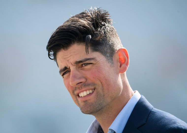 NOTTINGHAM, ENGLAND - AUGUST 04: Test Match Special commentator Alastair Cook before day one of the First Test Match between England and India at Trent Bridge on August 04, 2021 in Nottingham, England. (Photo by Visionhaus/Getty Images)