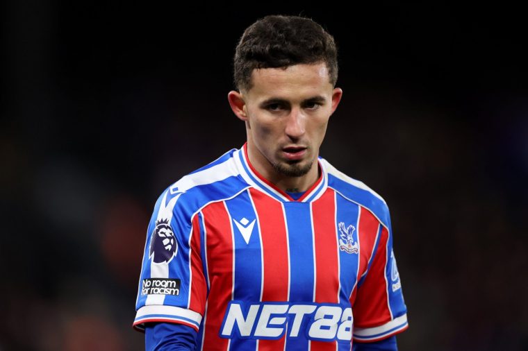 LONDON, ENGLAND - JANUARY 01: Yeremy Pino of Crystal Palace during the Premier League match between Crystal Palace and Fulham at Selhurst Park on January 01, 2026 in London, England. (Photo by Justin Setterfield/Getty Images)