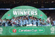 Man City win Carabao Cup as Arsenal’s quadruple dream slips through Kepa’s fingers