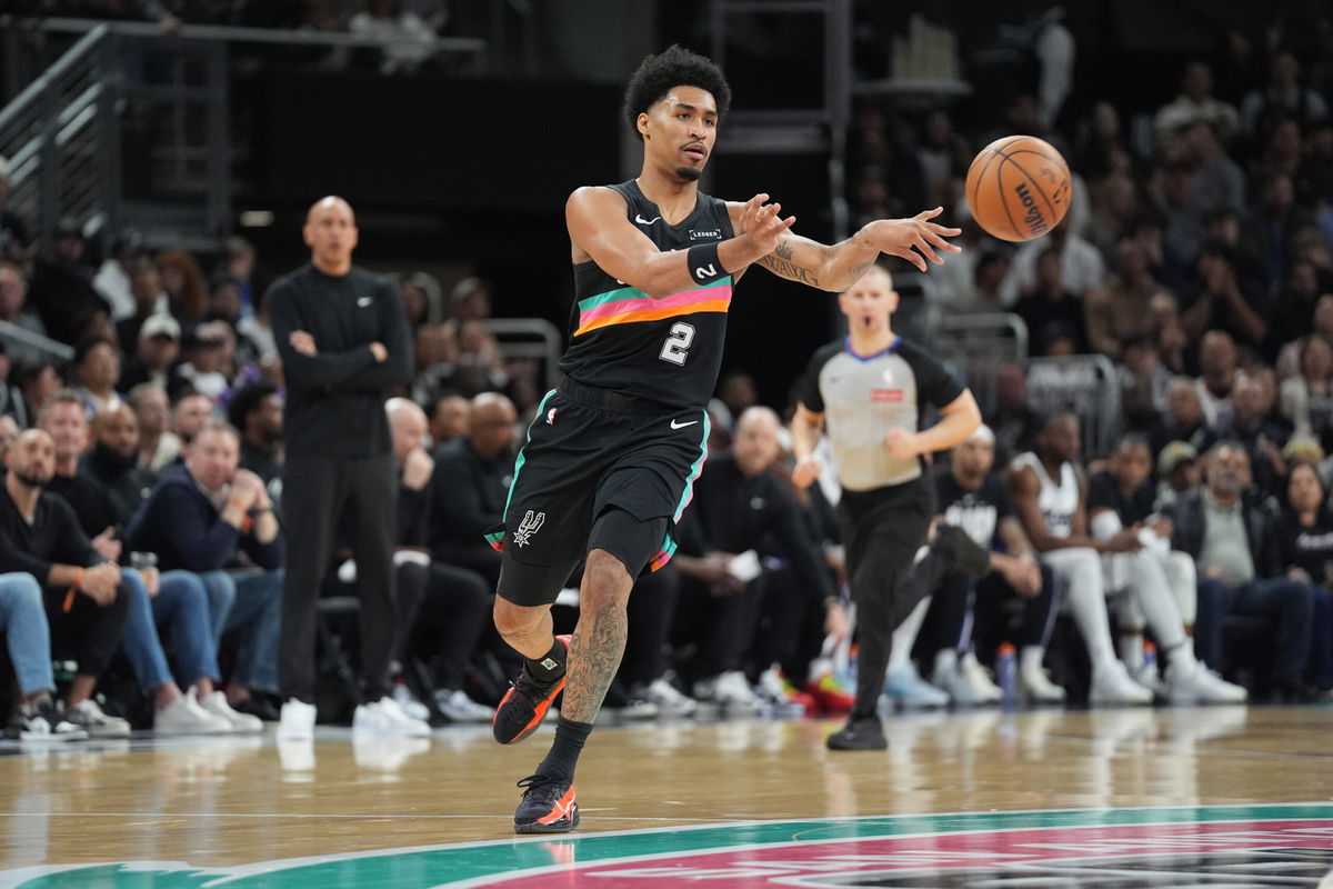 San Antonio Spurs guard Dylan Harper