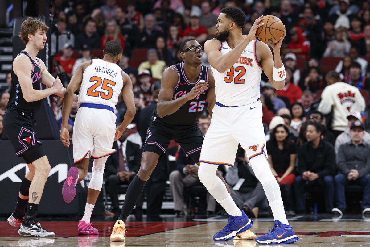 New York Knicks center Karl-Anthony Towns