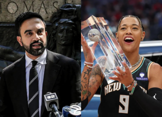 “Not Me”: NYC Mayor’s CBA Remark Steals Spotlight During Celebration With Liberty’s Natasha Cloud