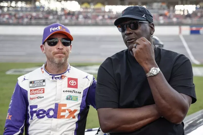 Denny Hamlin Michael Jordan unlicensed