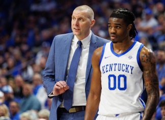 Kentucky Fans Go Berserk After Otega Oweh Rescues Mark Pope from March Madness Upset