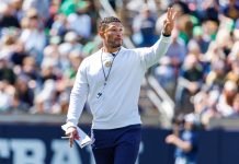 Notre Dame RB Rejects Transfer Portal to Prioritize Degree, Says He ‘Couldn’t Give Up’ on Marcus Freeman’s Team