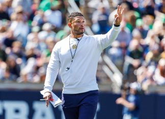Notre Dame RB Rejects Transfer Portal to Prioritize Degree, Says He ‘Couldn’t Give Up’ on Marcus Freeman’s Team