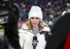 NFL Reporter Laura Rutledge Causes Fan Frenzy With Red Outfit Days After Leaving ESPN Show Hosting Duties