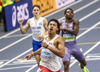 Canadian Star Beats America With Record-Breaking Run at World Indoor Championships