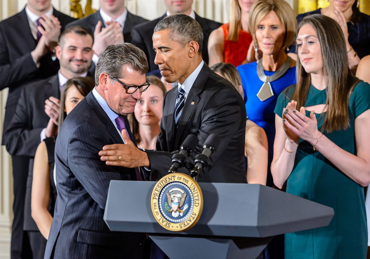 Barack Obama, Geno Auriemma