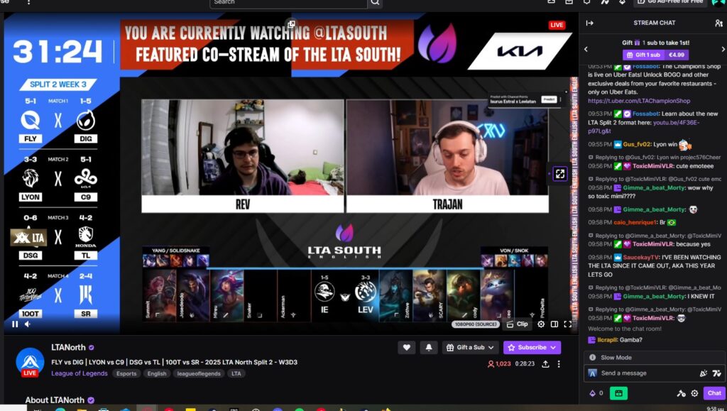 lta south english casters