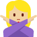 🙅🏼&zwj;♀️