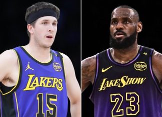 LeBron James Had One-Word Reaction After Waking Up to Austin Reaves Injury News