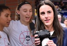 Caitlin Clark’s Biographer Sends Message After Wings Official Blocks Question About Azzi Fudd & Paige Bueckers Relationship