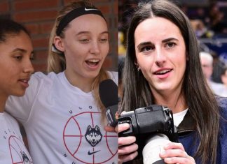 Caitlin Clark’s Biographer Sends Message After Wings Official Blocks Question About Azzi Fudd & Paige Bueckers Relationship
