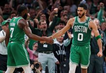 Jayson Tatum Surpasses Kobe Bryant’s Record, Jaylen Brown Gets Hot in Blowout Win vs 76ers