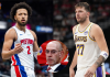 Adam Silver Delivers Verdict On Calls To Abolish 65-Game Rule After Luka Doncic, Cade Cunningham’s Plight