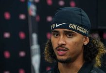 Julian Lewis Honors Special Person at Colorado Football Spring Game