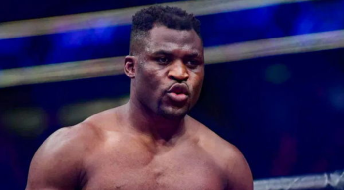 Francis Ngannou’s Opponent Mocked As He Fails To Impress Fans at Rousey-Carano Presser