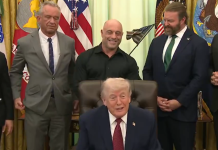 Donald Trump Trolls Joe Rogan in Oval Office Before Signing Bold New Order