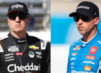 Kyle Busch Threatens Revenge on Denny Hamlin as Rowdy Hands It Back in Controversial NASCAR Feud