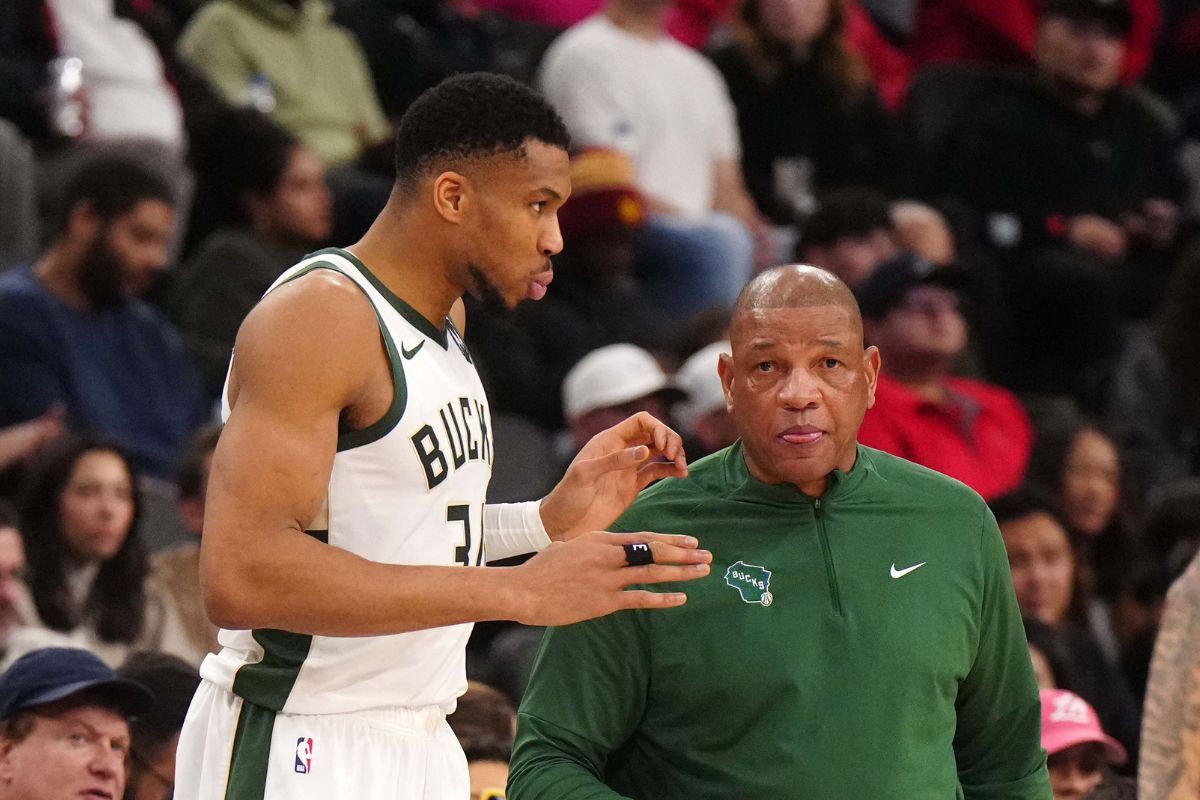 Milwaukee Bucks Giannis Antetokounmpo, Doc Rivers