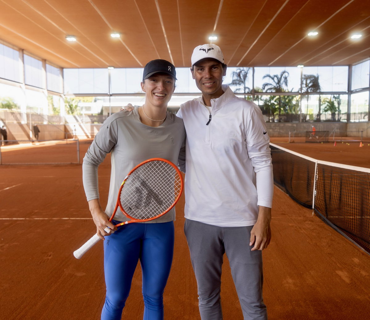 Iga Swiatek and Rafael Nadal