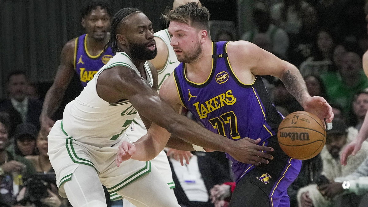 Jaylen Brown and Luka Doncic