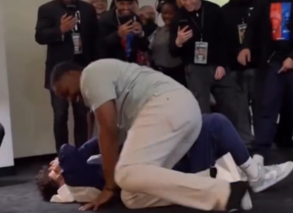 Jon Jones’ Trump Dance After Body Slamming Fan Has MMA World Questioning His Medical Situation