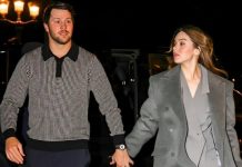 Josh Allen & Hailee Steinfeld Step Out for Sam Darnold’s Wedding One Day After Announcing Baby Girl’s Birth