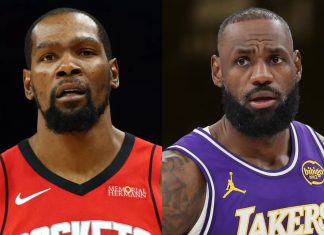 Shams Charania Drops Concerning Kevin Durant Update Ahead of Lakers-Rockets Playoff Game 1