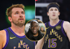 Magic Johnson Gets Called Out by Fans After Reacting to Luka Doncic, Austin Reaves Injuries