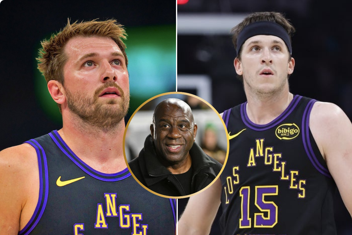 Magic Johnson Gets Called Out by Fans After Reacting to Luka Doncic, Austin Reaves Injuries