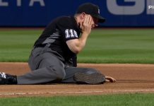 Scary Scenes Erupt as Umpire Struck in Head, Hitter Issues Apology