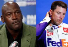 Denny Hamlin Admits to Walking a Tightrope After Michael Jordan Confrontation Over Aggressive Move Against His 23XI Driver