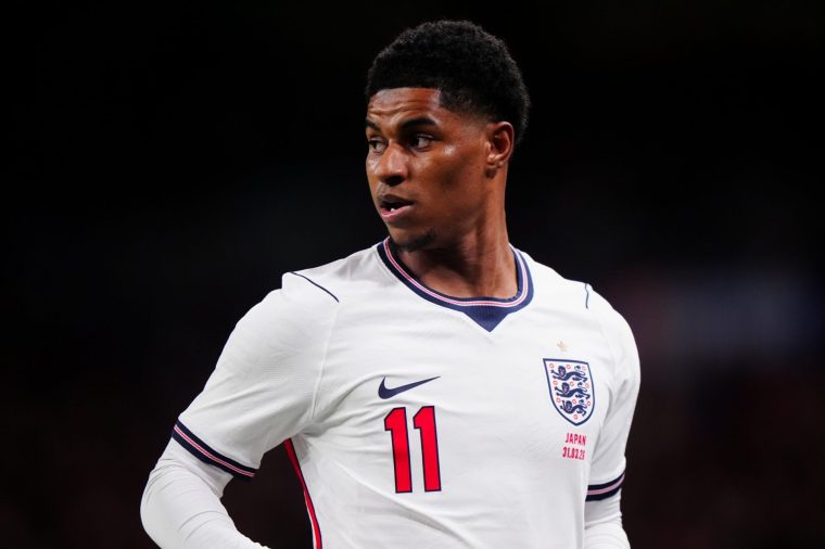 England's Marcus Rashford during the international friendly match at Wembley Stadium, London. Picture date: Tuesday March 31, 2026. PA Photo. Photo credit should read: Bradley Collyer/PA Wire. RESTRICTIONS: Use subject to FA restrictions. Editorial use only. Commercial use only with prior written consent of the FA. No editing except cropping.