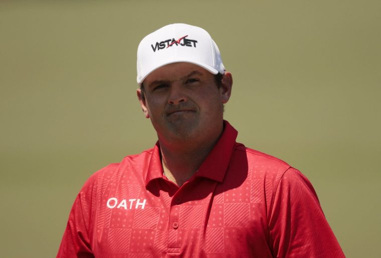 Golf - The Masters - Augusta National Golf Club, Augusta, Georgia, U.S. - April 12, 2026 Patrick Reed of the U.S. on the 2nd hole during the final round REUTERS/Brian Snyder